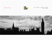 Tablet Screenshot of humantraffickingfoundation.org